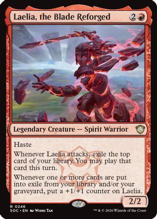 Image of Laelia, the Blade Reforged (SOC-246) - Commander: Secrets of Strixhaven