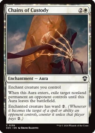 Image of Chains of Custody (SOC-139) - Commander: Secrets of Strixhaven