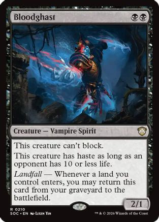 Image of Bloodghast (SOC-210) - Commander: Secrets of Strixhaven