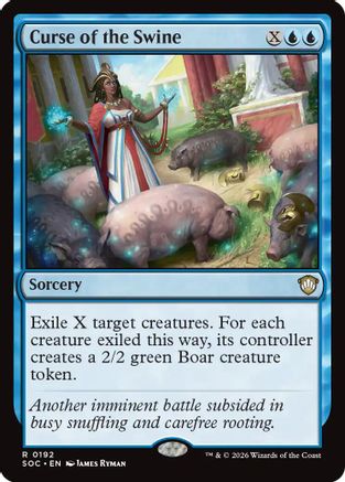 Image of Curse of the Swine (SOC-192) - Commander: Secrets of Strixhaven