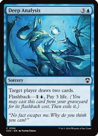 Image of Deep Analysis (SOC-194) - Commander: Secrets of Strixhaven