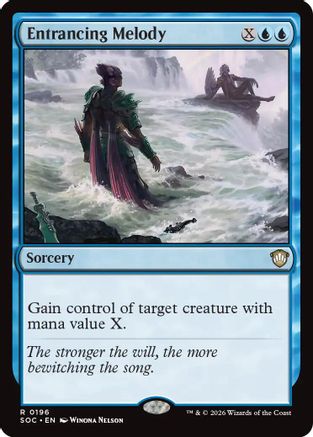 Image of Entrancing Melody (SOC-196) - Commander: Secrets of Strixhaven