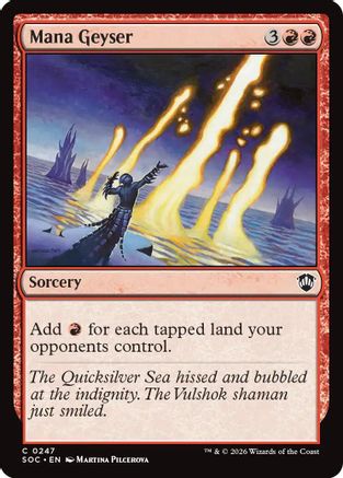 Image of Mana Geyser (SOC-247) - Commander: Secrets of Strixhaven