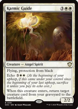 Image of Karmic Guide (SOC-151) - Commander: Secrets of Strixhaven