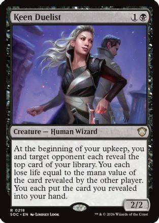 Image of Keen Duelist (SOC-218) - Commander: Secrets of Strixhaven