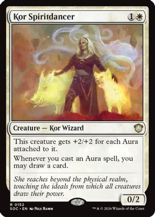 Image of Kor Spiritdancer (SOC-152) - Commander: Secrets of Strixhaven
