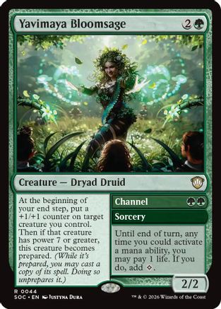 Image of Yavimaya Bloomsage (SOC-044) - Commander: Secrets of Strixhaven