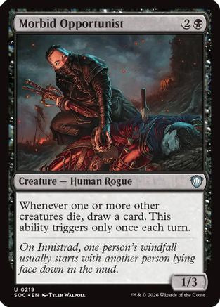 Image of Morbid Opportunist (SOC-219) - Commander: Secrets of Strixhaven