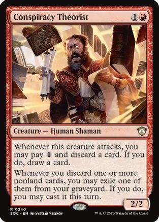 Image of Conspiracy Theorist (SOC-240) - Commander: Secrets of Strixhaven