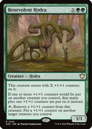 Image of Benevolent Hydra (SOC-124) - Commander: Secrets of Strixhaven