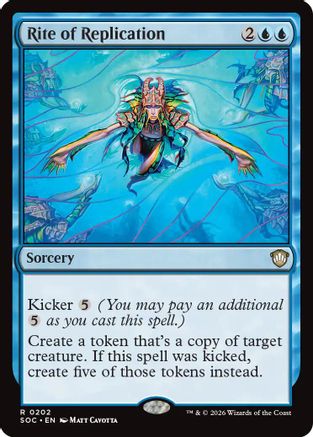 Image of Rite of Replication (SOC-202) - Commander: Secrets of Strixhaven
