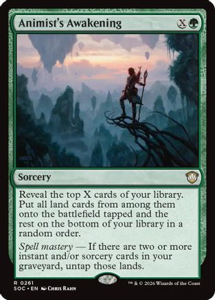 Image of Animist's Awakening (SOC-261) - Commander: Secrets of Strixhaven