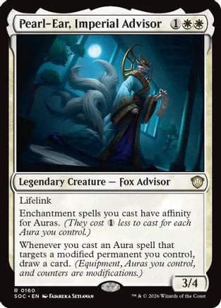 Image of Pearl-Ear, Imperial Advisor (SOC-160) - Commander: Secrets of Strixhaven