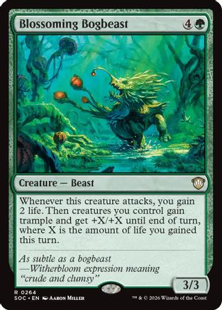 Image of Blossoming Bogbeast (SOC-264) - Commander: Secrets of Strixhaven