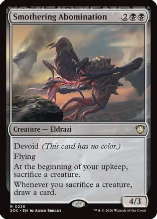 Image of Smothering Abomination (SOC-226) - Commander: Secrets of Strixhaven