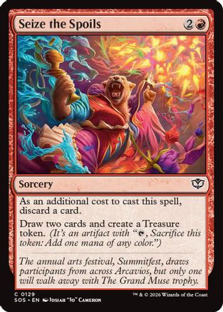 Image of Seize the Spoils (SOS-129) - Secrets of Strixhaven