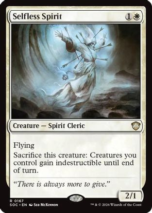 Image of Selfless Spirit (SOC-167) - Commander: Secrets of Strixhaven