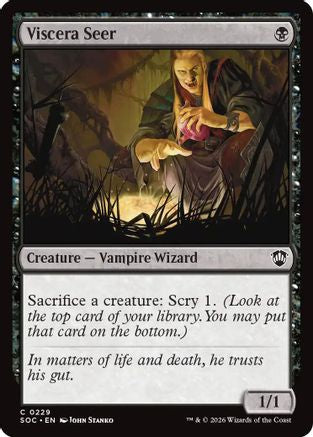 Image of Viscera Seer (SOC-229) - Commander: Secrets of Strixhaven