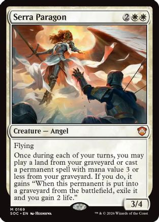 Image of Serra Paragon (SOC-169) - Commander: Secrets of Strixhaven