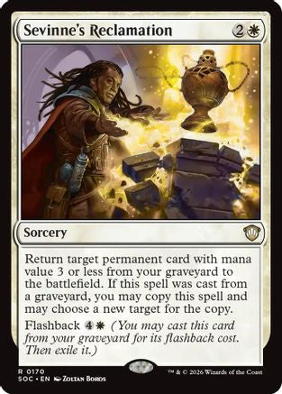 Image of Sevinne's Reclamation (SOC-170) - Commander: Secrets of Strixhaven