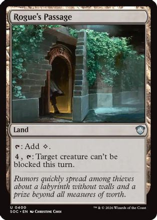Image of Rogue's Passage (SOC-400) - Commander: Secrets of Strixhaven