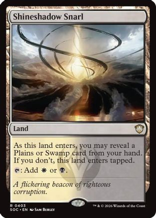 Image of Shineshadow Snarl (SOC-403) - Commander: Secrets of Strixhaven