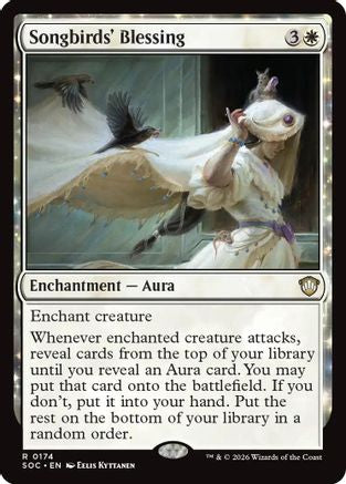 Image of Songbirds' Blessing (SOC-174) - Commander: Secrets of Strixhaven
