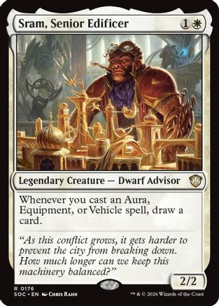 Image of Sram, Senior Edificer (SOC-176) - Commander: Secrets of Strixhaven