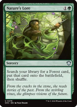 Image of Nature's Lore (SOC-278) - Commander: Secrets of Strixhaven