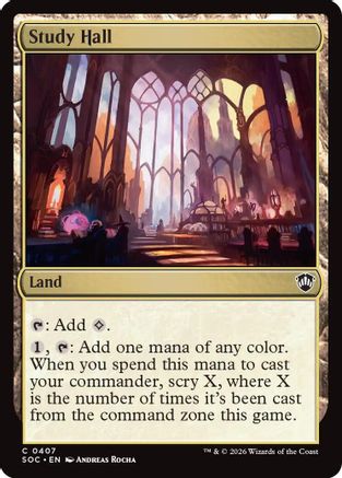 Image of Study Hall (SOC-407) - Commander: Secrets of Strixhaven