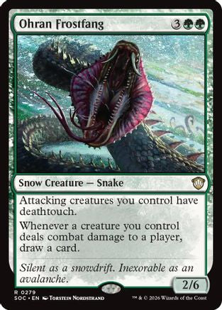 Image of Ohran Frostfang (SOC-279) - Commander: Secrets of Strixhaven