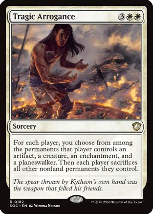 Image of Tragic Arrogance (SOC-182) - Commander: Secrets of Strixhaven