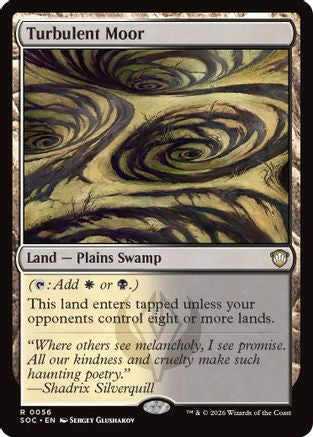 Image of Turbulent Moor (SOC-056) - Commander: Secrets of Strixhaven