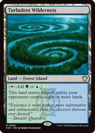 Image of Turbulent Wilderness (SOC-059) - Commander: Secrets of Strixhaven