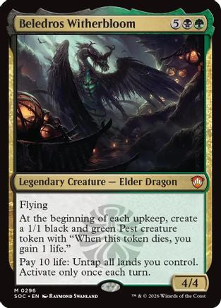 Image of Beledros Witherbloom (SOC-296) - Commander: Secrets of Strixhaven