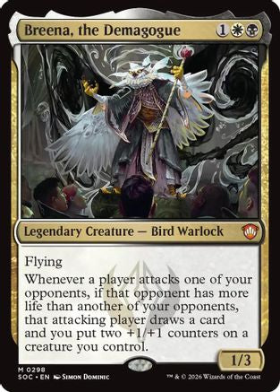 Image of Breena, the Demagogue (SOC-298) - Commander: Secrets of Strixhaven