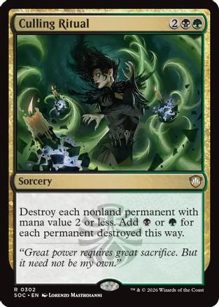 Image of Culling Ritual (SOC-302) - Commander: Secrets of Strixhaven