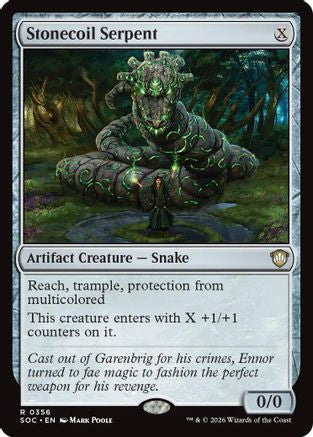 Image of Stonecoil Serpent (SOC-356) - Commander: Secrets of Strixhaven