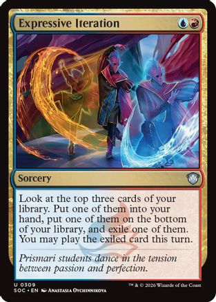 Image of Expressive Iteration (SOC-309) - Commander: Secrets of Strixhaven