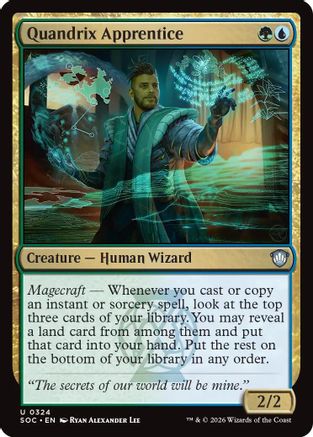 Image of Quandrix Apprentice (SOC-324) - Commander: Secrets of Strixhaven
