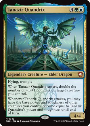 Image of Tanazir Quandrix (SOC-332) - Commander: Secrets of Strixhaven