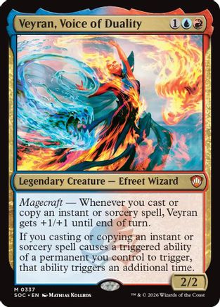 Image of Veyran, Voice of Duality (SOC-337) - Commander: Secrets of Strixhaven