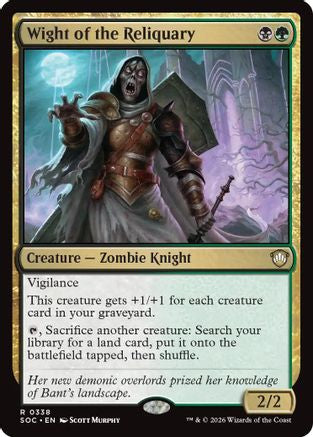 Image of Wight of the Reliquary (SOC-338) - Commander: Secrets of Strixhaven