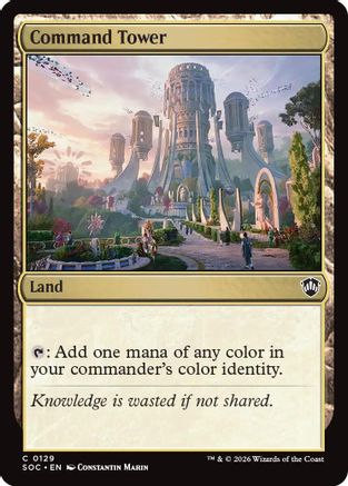 Image of Command Tower (SOC-129) - Commander: Secrets of Strixhaven