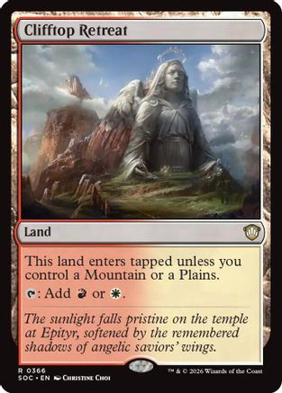 Image of Clifftop Retreat (SOC-366) - Commander: Secrets of Strixhaven