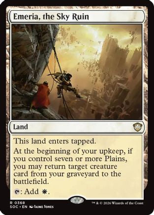 Image of Emeria, the Sky Ruin (SOC-368) - Commander: Secrets of Strixhaven