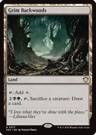 Image of Grim Backwoods (SOC-377) - Commander: Secrets of Strixhaven