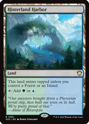 Image of Hinterland Harbor (SOC-381) - Commander: Secrets of Strixhaven