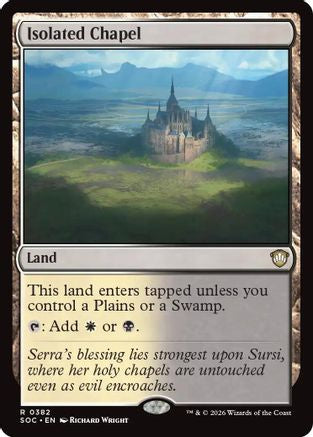 Image of Isolated Chapel (SOC-382) - Commander: Secrets of Strixhaven