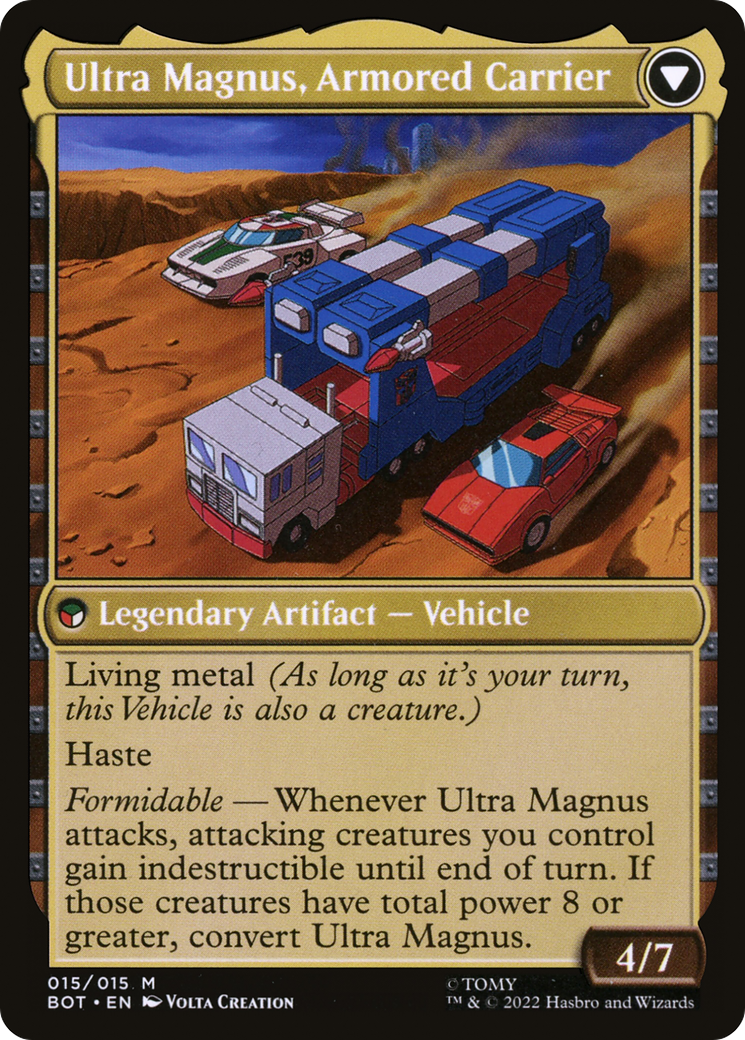 Image of Ultra Magnus, Tactician (BOT-015) - Transformers: (convertdfc)